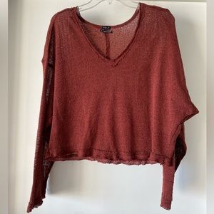 Rust colored sweater